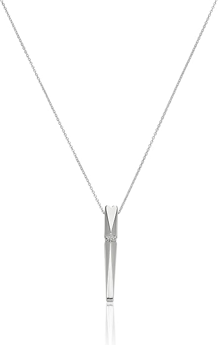 OAK & LUNA - Personalized Pillar Bar Necklace with Diamond Options - Custom Inscription Engraved Pendant - Up to 4 Names - Jewelry Gift for Women, Her, Mother For Mother's Day, Christmas