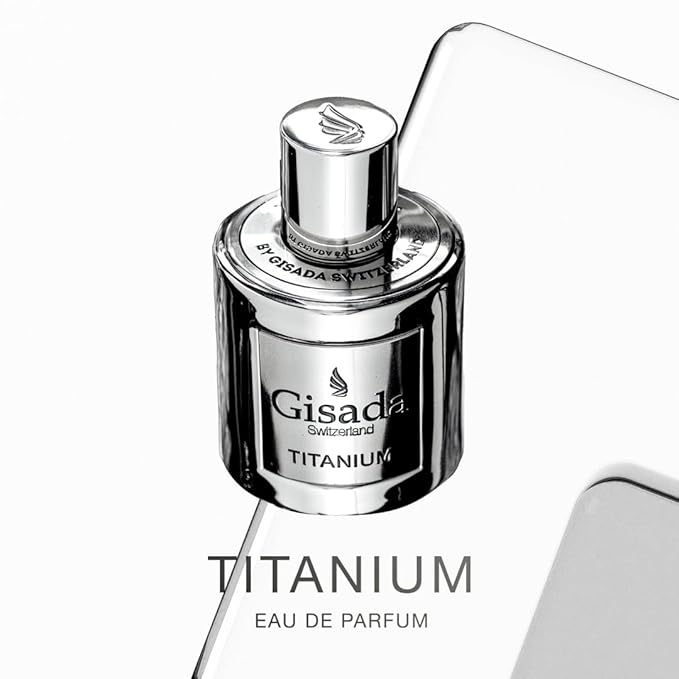 Gisada Switzerland - Titanium | Eau de Parfum for Men | 1.7 fl oz (50ml) | Spicy, Amber, Warm, and Woody Notes | Long-Lasting Scent | Perfume & Cologne