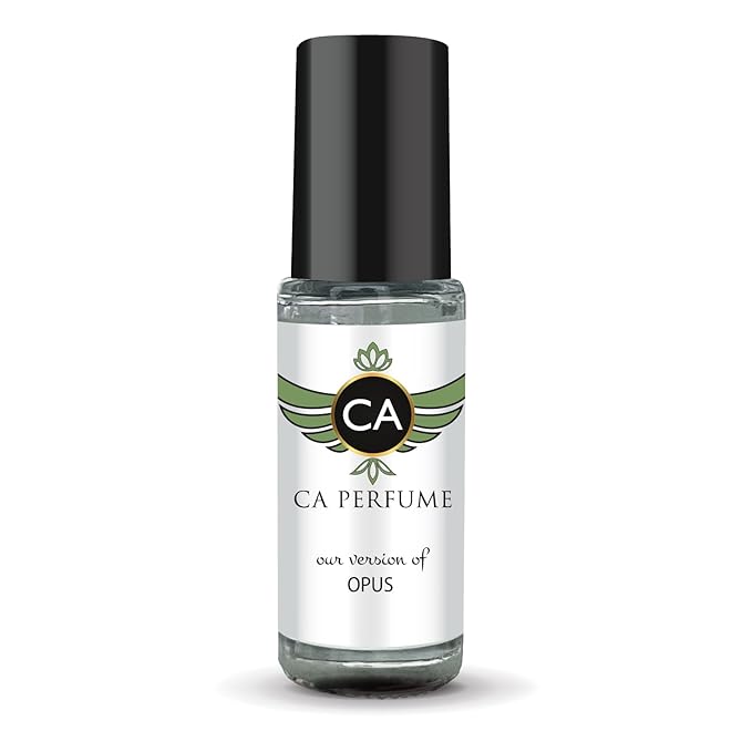 CA Perfume Impression of Opus for Men Perfume Oil Aromatic Spicy Scent Long Lasting Cologne for Men Travel Size Mini Perfume Sample TSA Ready Body Oil Roll-on 0.14 Fl Oz 4ml