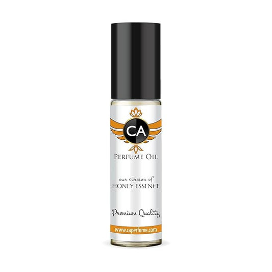 CA Perfume Originals Honey Essence Unisex Fragrance Oil Gourmand Scent Long Lasting Perfumes for Women & Men Travel Size TSA Ready Mini Parfum Body Oil Roll-on 0.33 Fl Oz 10ml