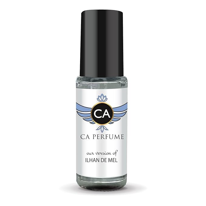 CA Perfume Impression of Ilhan De Mel Unisex Fragrance Oil Floral Scent Long Lasting Perfumes for Women & Men Travel Size TSA Ready Mini Parfum Body Oil Roll-on 0.14 Fl Oz 4ml