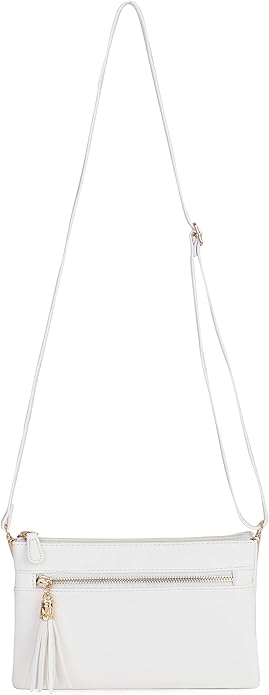 Solene Women's Lightweight Multi Compartment Wristlet Clutch Wallet Crossbody Bag