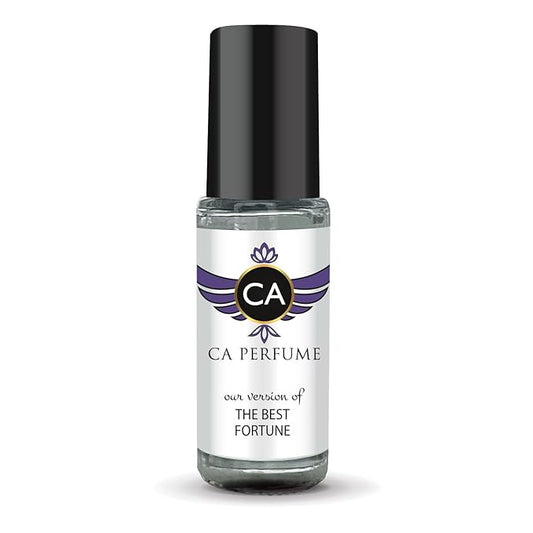 CA Perfume Impression of The Best Fortune for Women Perfume Oil Amber Floral Scent Long Lasting Perfumes for Women Travel Size Mini Perfume Sample TSA Ready Body Oil Roll-on 0.14 Fl Oz 4ml