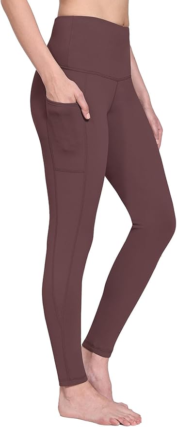 baleaf Winter Clothing Women Leggings Fleece Lined Tights Thermal Warm Thick Cold Weather Gear 1 Pockets