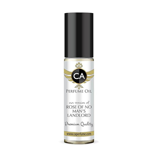 CA Perfume Impression of Rose Of No Man's Landlord Unisex Eau De Parfum Amber Spicy Scent Long Lasting Unisex Fragrance Travel Size TSA Ready for Day and Night Wear 0.33 Fl Oz 10ml