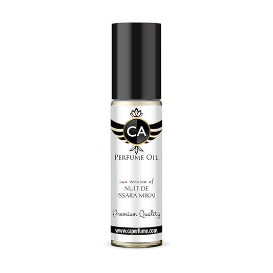 CA Perfume Impression of Nuit Miyake for Men Fragrance Oil Woody Spicy Scent Long Lasting Cologne for Men Travel Size TSA Ready Mini Parfum Body Oil Roll-on 0.33 Fl Oz 10ml