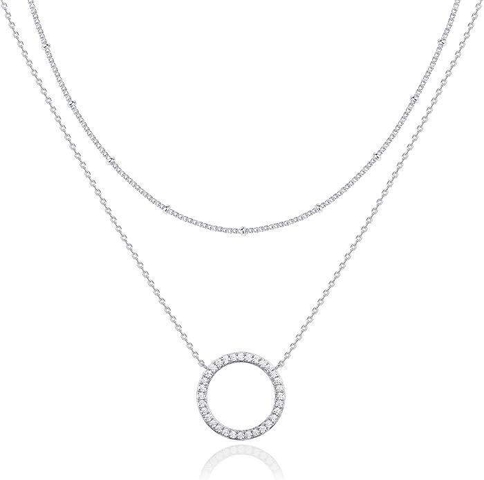 PAVOI 14K Gold Plated Layering Necklaces | Stylish Minimalist Design Pendant Necklaces | Butterfly, Heart, Lock, Evil Eye, Coin, Lightning Bolt, Circle, Cross Pendants for Women
