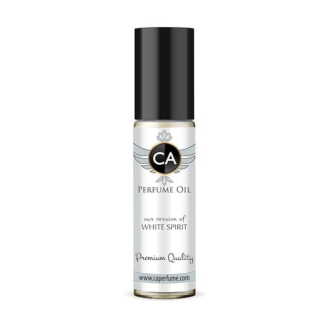 CA Perfume Impression of White Spirit for Women Fragrance Oil Floral Woody Musk Scent Long Lasting Perfumes for Women Travel Size TSA Ready Mini Parfum Body Oil Roll-on 0.33 Fl Oz 10ml