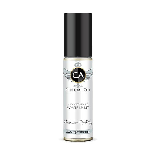 CA Perfume Impression of White Spirit for Women Fragrance Oil Floral Woody Musk Scent Long Lasting Perfumes for Women Travel Size TSA Ready Mini Parfum Body Oil Roll-on 0.33 Fl Oz 10ml