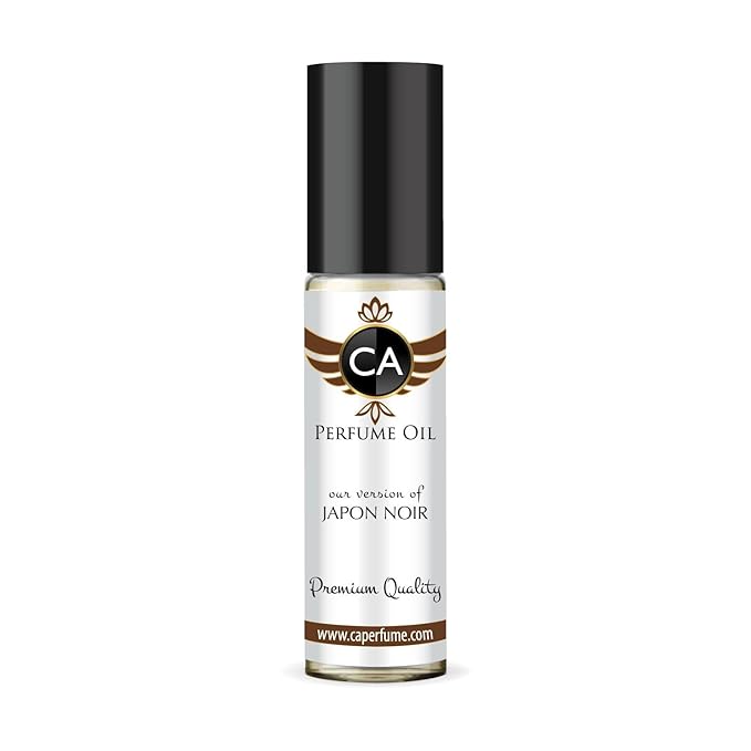CA Perfume Impression of Japon Noir Unisex Fragrance Oil Woody Spicy Scent Long Lasting Perfumes for Women & Men Travel Size TSA Ready Mini Parfum Body Oil Roll-on 0.33 Fl Oz 10ml
