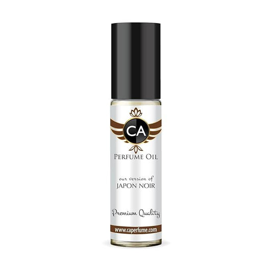 CA Perfume Impression of Japon Noir Unisex Fragrance Oil Woody Spicy Scent Long Lasting Perfumes for Women & Men Travel Size TSA Ready Mini Parfum Body Oil Roll-on 0.33 Fl Oz 10ml