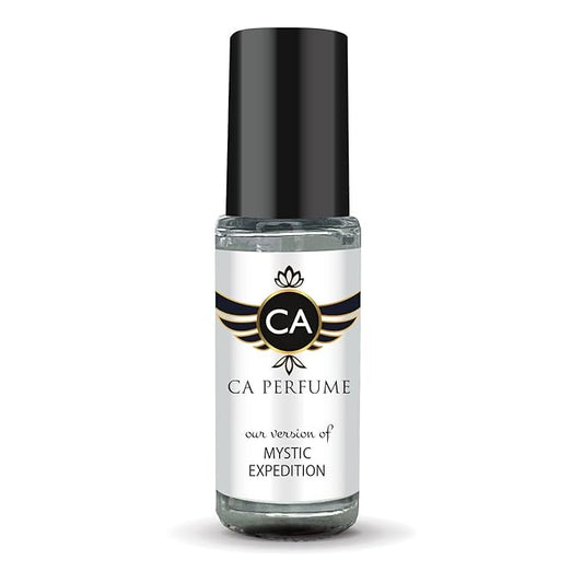 CA Perfume Impression of Mystic Expedition Unisex Fragrance Oil Oriental Spicy Scent Long Lasting Perfumes for Women & Men Travel Size TSA Ready Mini Parfum Body Oil Roll-on 0.14 Fl Oz 4ml