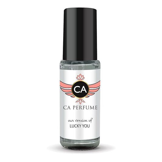 CA Perfume Originals Lucky You for Women Perfume Oil Floral Fruity Scent Long Lasting Perfumes for Women Travel Size Mini Perfume Sample TSA Ready Body Oil Roll-on 0.14 Fl Oz 4ml