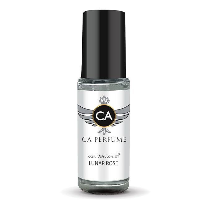 CA Perfume Impression of Lunar Rose for Men Perfume Oil Citrus Aromatic Scent Long Lasting Cologne for Men Travel Size Mini Perfume Sample TSA Ready Body Oil Roll-on 0.14 Fl Oz 4ml