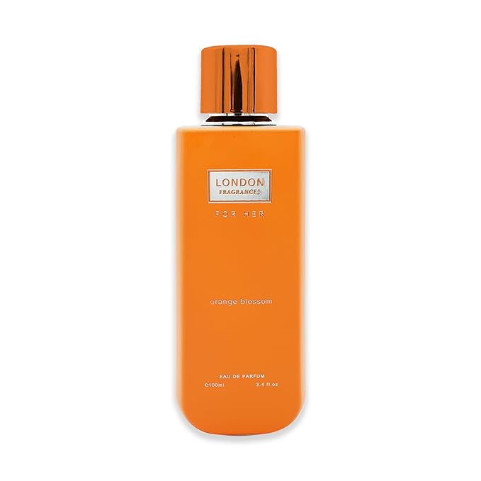 London Fragrances - Orange Blossom - Womens Perfume - Floral, Citrus Fragrances - Eau de Parfum - Musk, Rose Perfume for Women - 3.4 oz