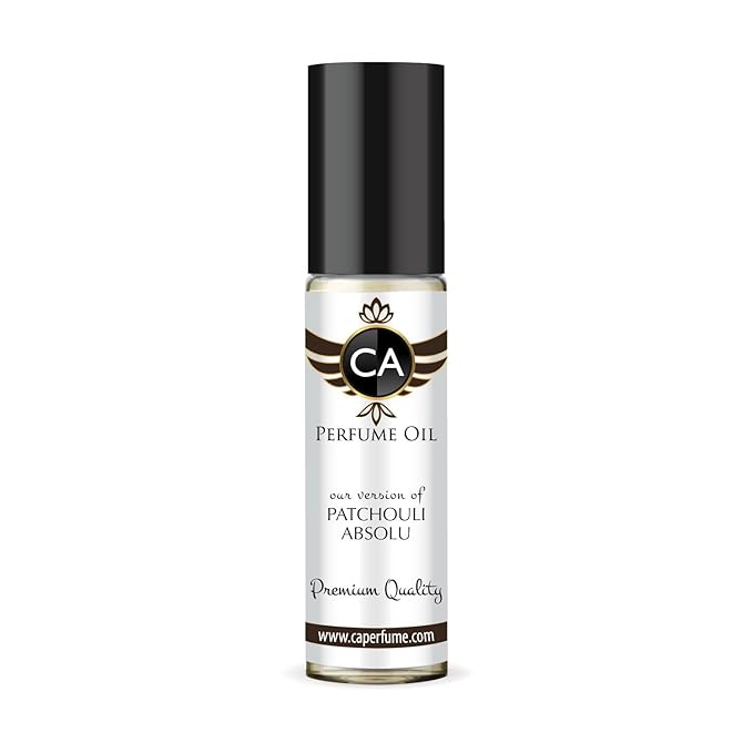 CA Perfume Impression of Patchouli Absolu Unisex Fragrance Oil Woody Scent Long Lasting Perfumes for Women & Men Travel Size TSA Ready Mini Parfum Body Oil Roll-on 0.33 Fl Oz 10ml