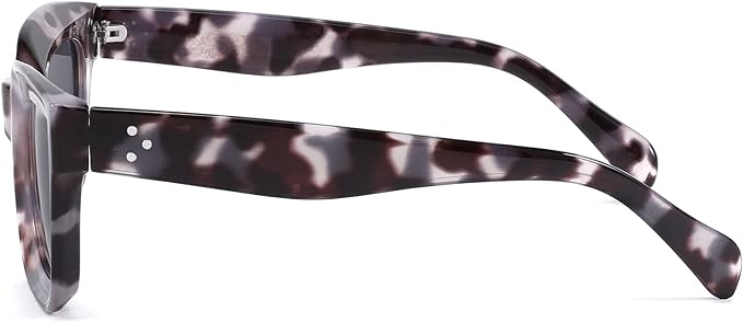 FEISEDY Classic Women Sunglasses Fashion Thick Square Sun Glasses Chunky Frame UV400 B2471