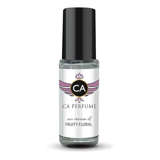 CA Perfume Originals Fruity Floral Unisex Perfume Oil Floral Fruity Scent Long Lasting Fragrance for Women and Men Travel Size Mini Perfume Sample TSA Ready Body Oil Roll-on 0.14 Fl Oz 4ml
