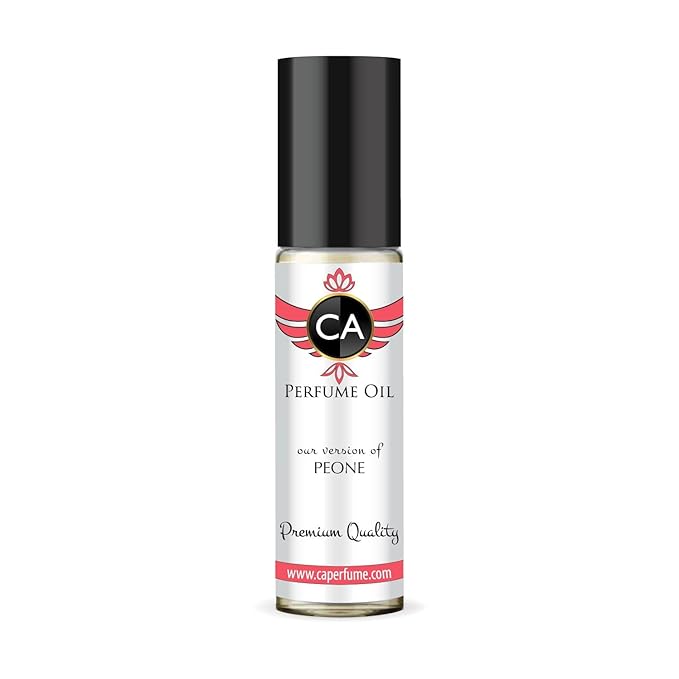 CA Perfume Impression of Peone for Women Fragrance Oil Floral Scent Long Lasting Perfumes for Women Travel Size TSA Ready Mini Parfum Body Oil Roll-on 0.33 Fl Oz 10ml