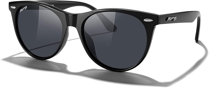 MERRY'S Retro Round Polarized Sunglasses for Women Fashion Trendy Shades S6185