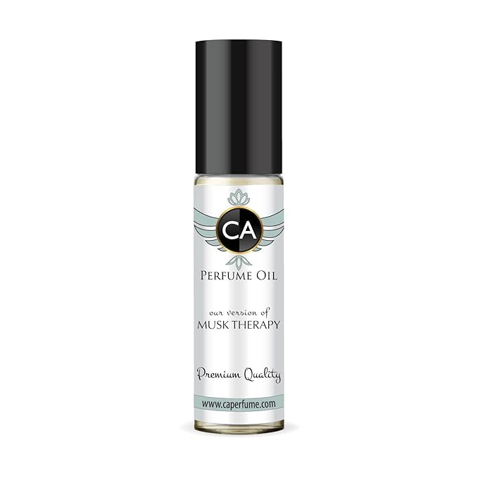 CA Perfume Impression of Musk Therapy Unisex Fragrance Oil Woody Floral Musk Scent Long Lasting Perfumes for Women & Men Travel Size TSA Ready Mini Parfum Body Oil Roll-on 0.33 Fl Oz 10ml