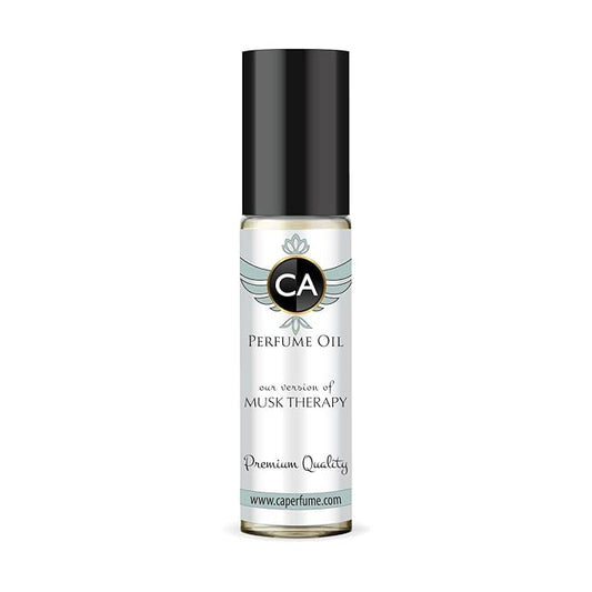 CA Perfume Impression of Musk Therapy Unisex Fragrance Oil Woody Floral Musk Scent Long Lasting Perfumes for Women & Men Travel Size TSA Ready Mini Parfum Body Oil Roll-on 0.33 Fl Oz 10ml