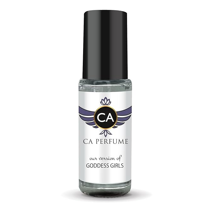 CA Perfume Impression of Goddess Girls for Women Perfume Oil Amber Floral Scent Long Lasting Perfumes for Women Travel Size Mini Perfume Sample TSA Ready Body Oil Roll-on 0.14 Fl Oz 4ml