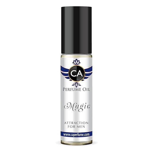 CA Perfume Magic Attraction For Men Pheromone Infused Body Oil Perfume To Attract Women & Instinct Aphrodisiac 0.33 fl oz / 10ml