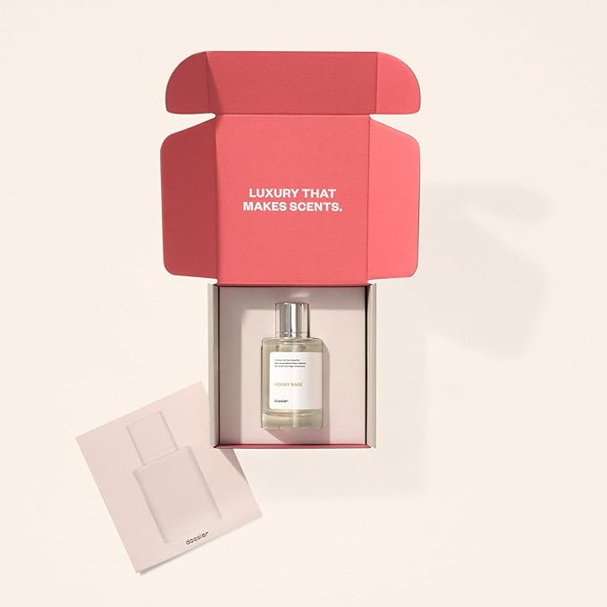 Dossier - Woody Sage - Eau de Parfum - Inspired by J.Malone's Wood Sage & Sea Salt - Perfume Luxury - Pure Infused - Paraben-Free - Vegan - For Women Men Unisex - Fragrance 3.4 Fl oz (Spray 100ml)