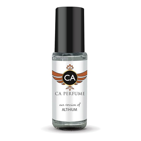 CA Perfume Impression of Althium for Men Fragrance Oil Oriental Vanilla Scent Long Lasting Cologne for Men Travel Size TSA Ready Mini Parfum Body Oil Roll-on 0.14 Fl Oz 4ml