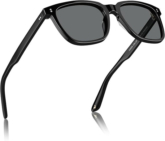 CARFIA Polarized Sunglasses for Women: Acetate, Small/Medium Size, UV400 Anti Glare CA5354