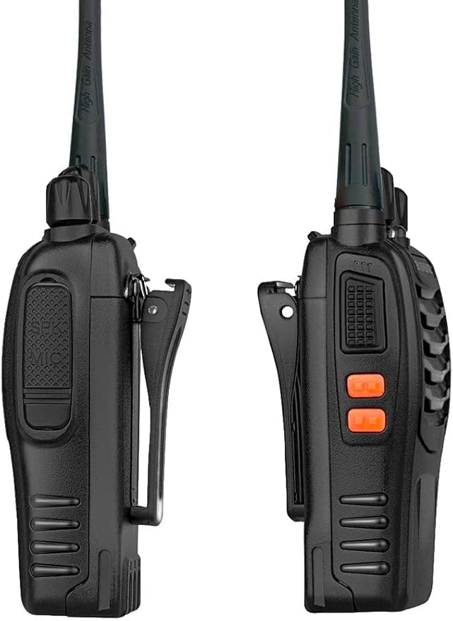 Walkie Talkies Radios Baofeng Radio BF-888s Long Range with Antenna Earpiece Mic Rechargeable 2 Way Radio UHF Comunicacion Walkie Talkie with Headsets (Pack of 4)