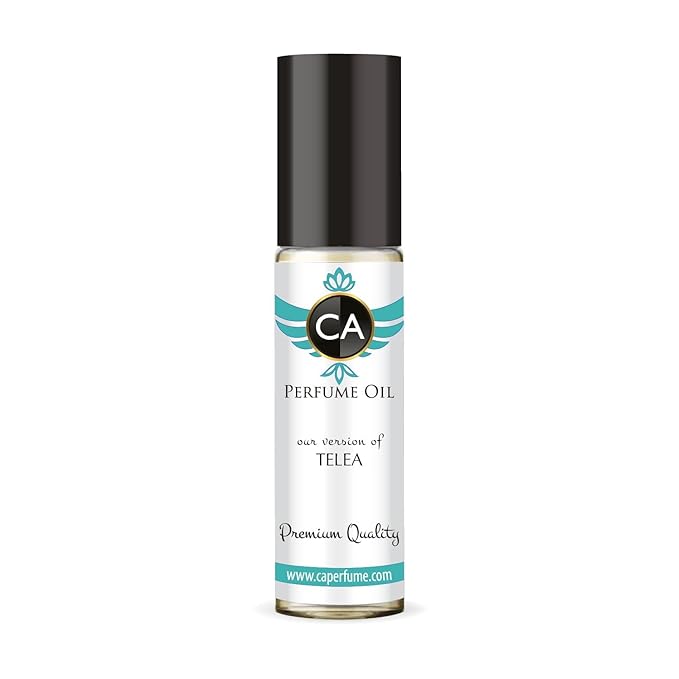 CA Perfume Impression of Telea Unisex Fragrance Oil Woody Floral Musk Scent Long Lasting Perfumes for Women & Men Travel Size TSA Ready Mini Parfum Body Oil Roll-on 0.33 Fl Oz 10ml