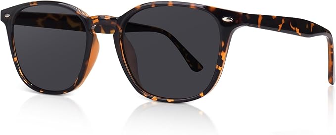 DrRelax Retro Sunglasses Womens Trendy Round Polarized Shades Sun Glasses
