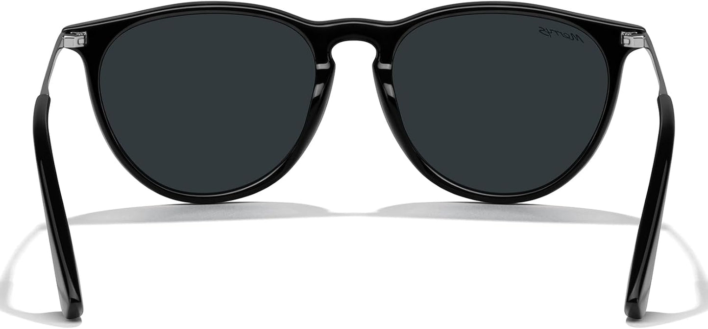 MERRY'S Vintage Polarized Sunglasses for Women Men Retro Round Mirrored Lens Sun glasses UV400