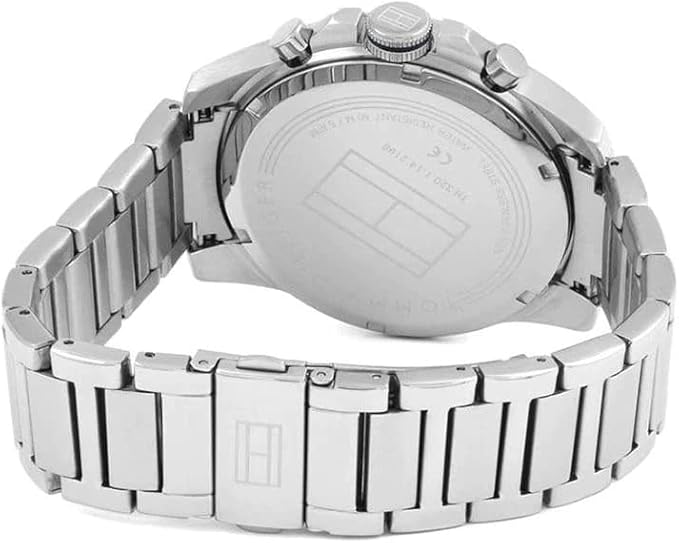 Tommy Hilfiger Men's 1791348 Cool Sport Analog Display Quartz Silver Watch