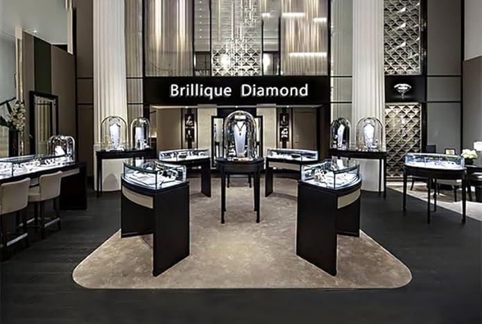 14K Gold 6-Prong Solitaire Stud Earrings for Women, 1ct D-Color VVS1 Round Cut Diamond, Luxury Gift Box Packaging