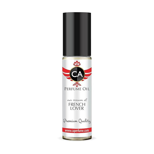 CA Perfume Impression of French Lover for Men Fragrance Oil Woody Aromatic Scent Long Lasting Cologne for Men Travel Size TSA Ready Mini Parfum Body Oil Roll-on 0.33 Fl Oz 10ml
