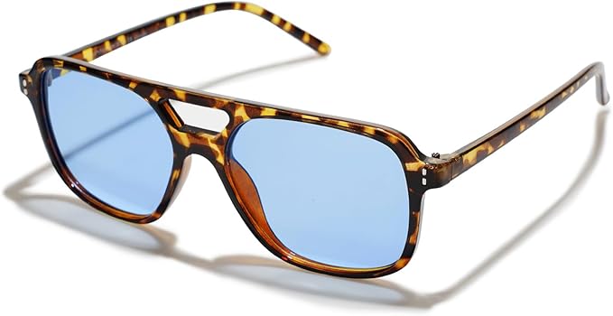 VANLINKER Retro Vintage 70s Square Aviator sunglasses for women men VL9611X