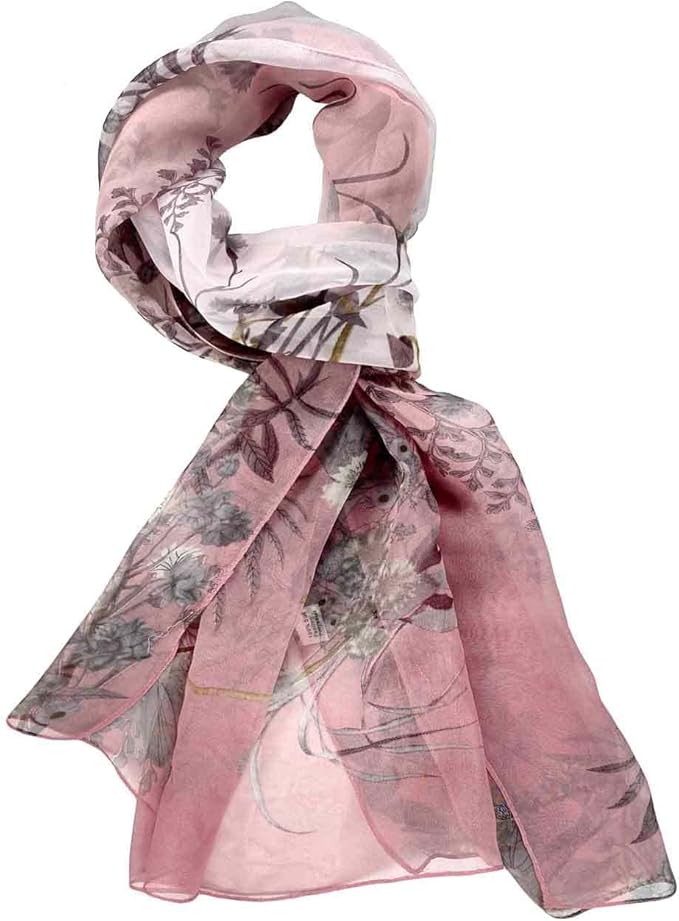 Xyueanlo Scarfs for Women Lightweight Scarves Fashion Print Floral Pattern Scarf Shawls