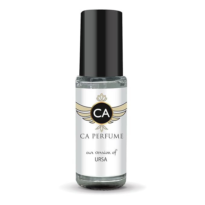 CA Perfume Impression of Ursa Unisex Perfume Oil Amber Spicy Scent Long Lasting Fragrance for Women and Men Travel Size Mini Perfume Sample TSA Ready Body Oil Roll-on 0.14 Fl Oz 4ml