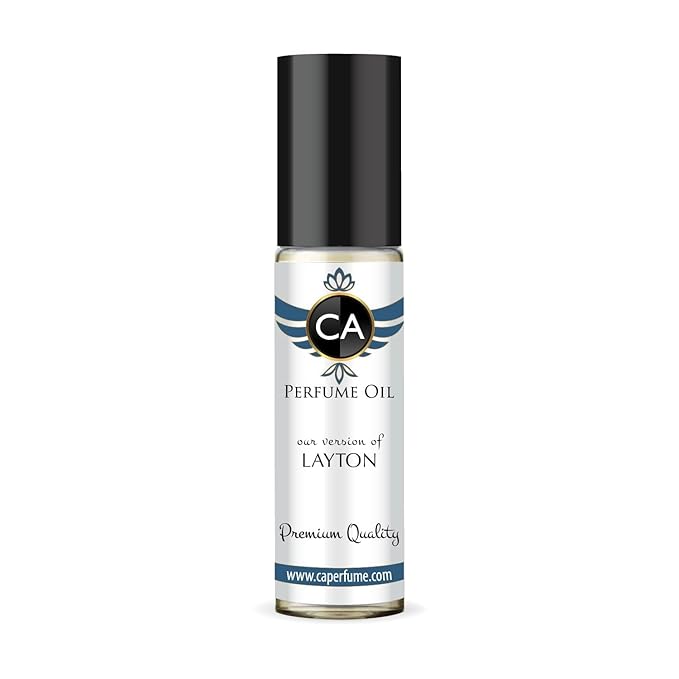 CA Perfume Impression of Layton Unisex Fragrance Oil Amber Floral Scent Long Lasting Perfumes for Women & Men Travel Size TSA Ready Mini Parfum Body Oil Roll-on 0.33 Fl Oz 10ml