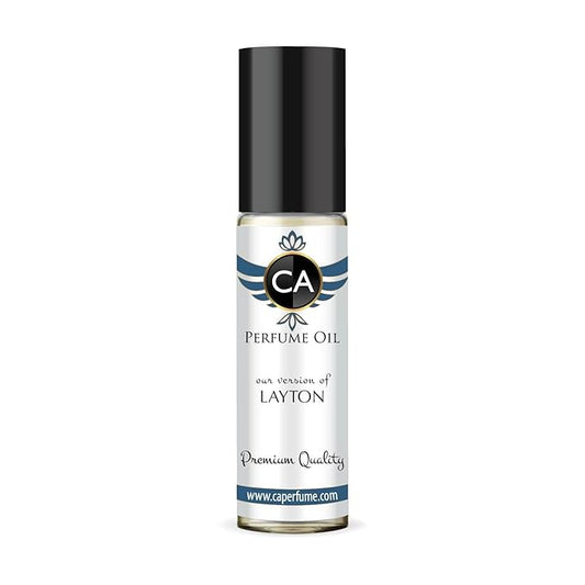 CA Perfume Impression of Layton Unisex Fragrance Oil Amber Floral Scent Long Lasting Perfumes for Women & Men Travel Size TSA Ready Mini Parfum Body Oil Roll-on 0.33 Fl Oz 10ml