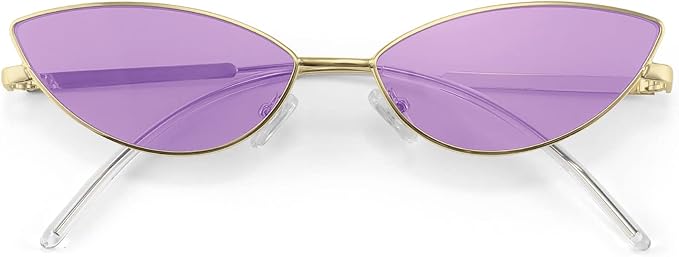 FEISEDY Fashion Designer Sunglasses Retro Small Petals Shape Arc Temple Design B2298