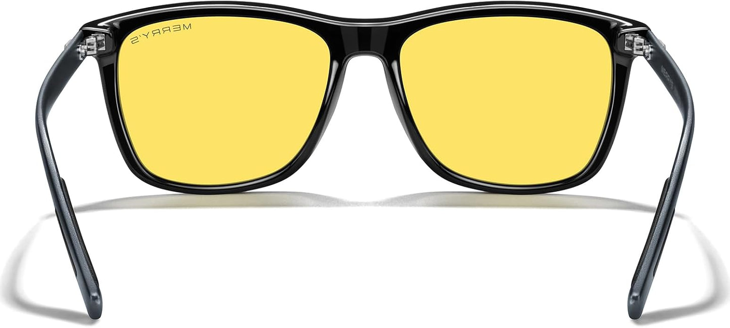 MERRY'S Unisex Polarized Aluminum Sunglasses Vintage Sun Glasses For Men/Women S8286