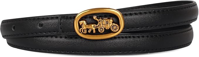 Relang Women's Belts with Gold Buckle, Fashion Waist Band, Elegant Ladies' Belt, Gift for Women