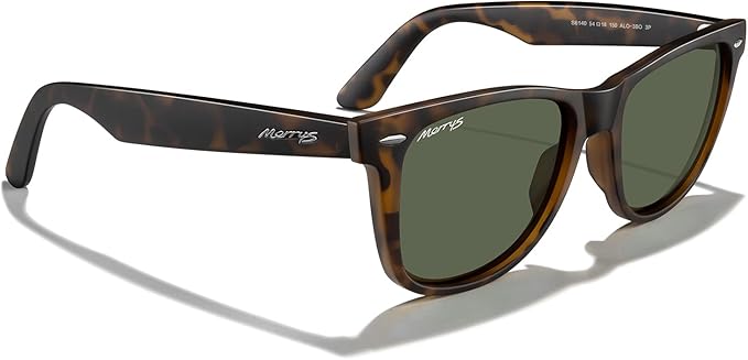 MERRY'S Classic Square Shape Polarized Sunglasses for Womens Mens Retro Designer UV400 Sun Glasses S6140