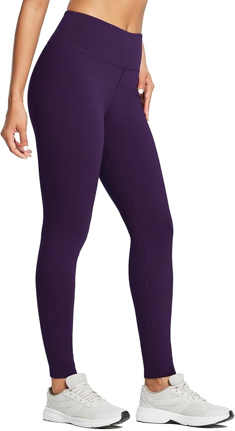 baleaf Women's Fleece Lined Leggings Water Resistant Thermal Winter Warm Tights High Waisted with Pockets Running Gear