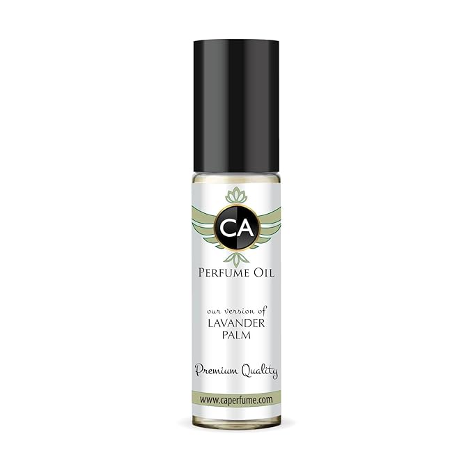 CA Perfume Impression of Lavander Palm Unisex Fragrance Oil Aromatic Scent Long Lasting Perfumes for Women & Men Travel Size TSA Ready Mini Parfum Body Oil Roll-on 0.33 Fl Oz 10ml