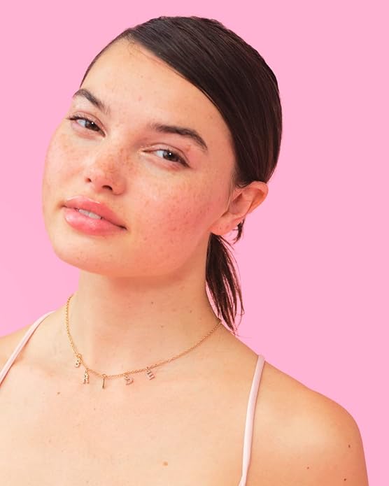 xo, Fetti Bride Pave Necklace, 14" Choker, Gold Charm Letter Cubic Zirconia Jewelry | Bachelorette Party Decorations, Bridesmaid Gift, Bridal Shower, Wedding